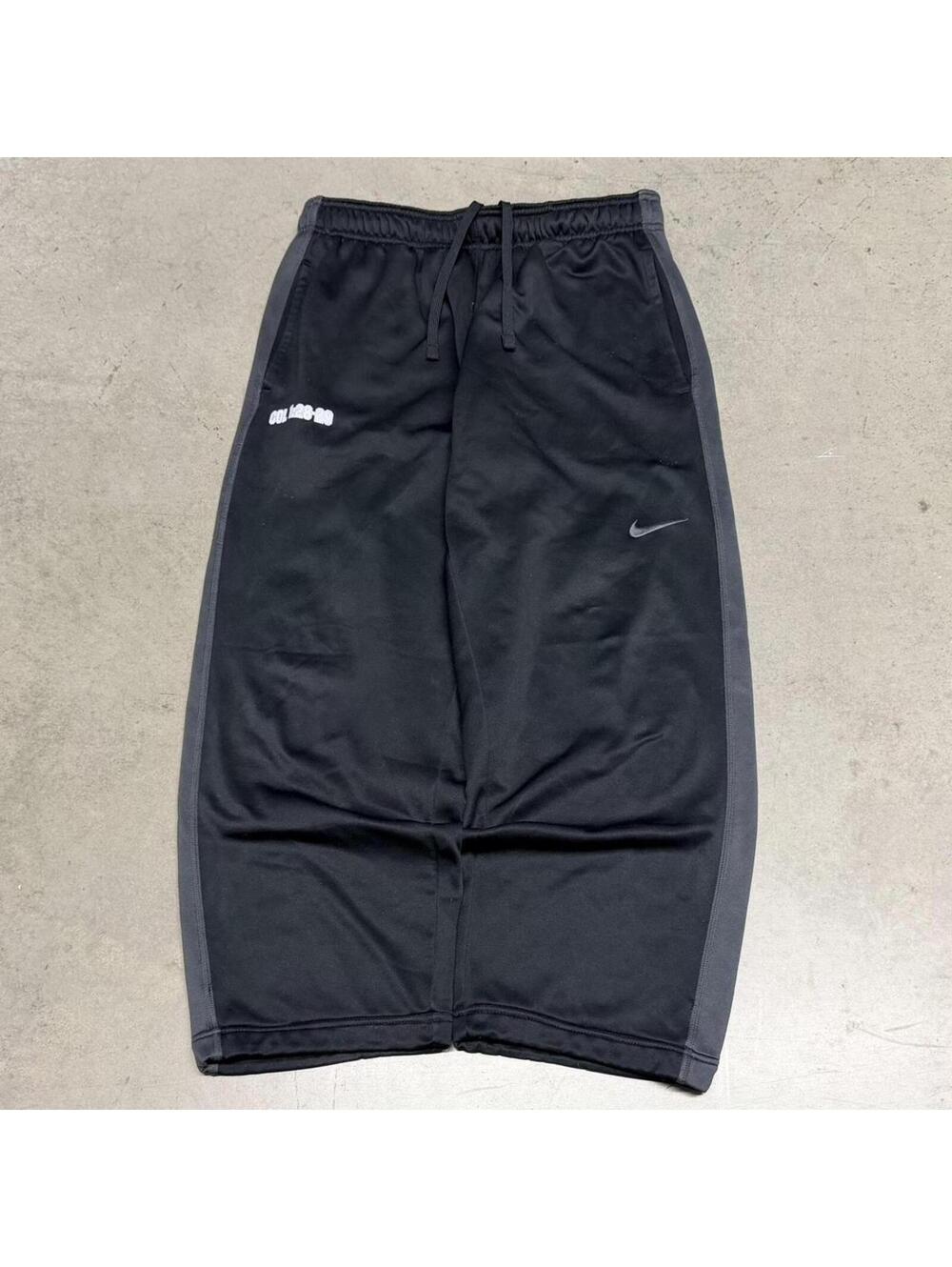 Vintage Nike Track Pants Mens Large Black Therma-Fit Bible Jesus Christian Y2K